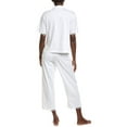 thumbnail image 2 of Natori womens  2pc Bliss Serenity Pajama Set, m, White, 2 of 3