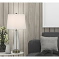 thumbnail image 3 of Cal Lighting 150W 3 Way Huxley Glass Table Lamp With Hardback Fabric Shade (Sold In Pairs), 3 of 6