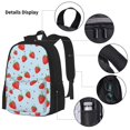 thumbnail image 3 of Fotbe Strawberry Set Escolar 3 en 1 para Niños - Mochila Duradera con Lonchera Aislante y Estuche para Lápices - Mochila Escolar para Niños y Niñas, 3 of 7