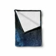 thumbnail image 2 of Galaxy Soft Flannel Fleece Blanket, Telescope Valley Under Starry Night Sky Milky Way Atmosphere Galaxy Astronomy, Cozy Plush for Indoor and Outdoor Use, 70" x 90", Dark Blue Black, by Ambesonne, 2 of 6