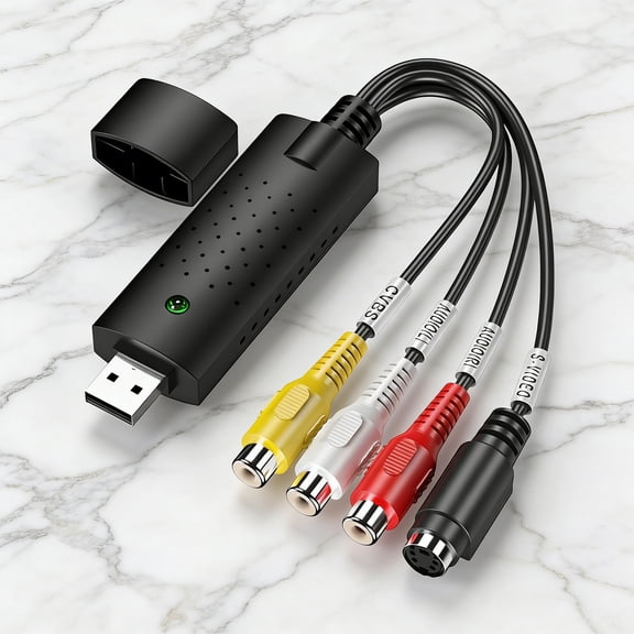 GJX 2026 New Vhs to Digital Analog to Digital Converter with User Manual Usb