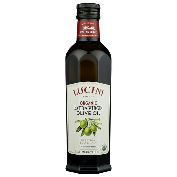 Pack of 6, Lucini Everyday Italian Organic Extra Virgin Olive Oil, 17 oz