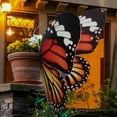 thumbnail image 2 of 16" Large Plastic Butterfly Wall Decor Outdoor Garden Fence Art, Indoor Hanging Decorations for Living Room, Bedroom, 2 of 5