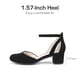 thumbnail image 5 of Zapatos de Vestir para Niña DREAM PAIRS KKUMPU2501 Negro Talla 5 Tacón de 4 cm, 5 of 6