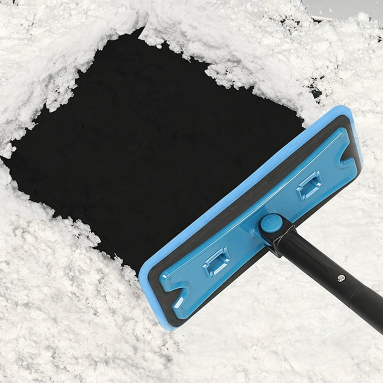AstroAI 62.4 Inch Ice Scraper and Extendable Car Snow Brush, Snow Brush for  Car, Blue