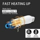 thumbnail image 3 of Mini Heat Gun220V Embossing Heat Gun for DIY,Heat Air Gun for Screwdriver Set Tools or Heat Shrink Tubing Thermosetting Heat Shrink Tube., 3 of 5