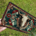 thumbnail image 5 of 1 Pcs 2D Flat License Plate Covers & Frames, Bull Skull on For Decorative Front, Waterproof For Decoration Aluminum License Plate Covers & Frames Cover For Men Women, 12" X 6", 5 of 6