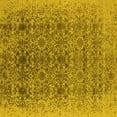 thumbnail image 1 of Ahgly Company Indoor Square Oriental Yellow Industrial Area Rugs, 7' Square, 1 of 4