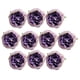 thumbnail image 2 of 10 cabezas de flores de peonía de seda grandes de simulación para sombrero, disfraz, diadema, flores DIY lila, 2 of 9