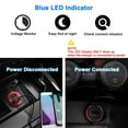 thumbnail image 2 of Quick Charge 3.0 USB Charger Socket, 12V/24V Dual USB Car Power Outlet Waterproof  Lighter with LED Voltmeter, 2 of 7