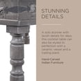 thumbnail image 6 of Maven Lane Emin Handmade Heritage Wooden Rectangular Coffee Table, Grey Finish, 6 of 6