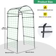 thumbnail image 4 of Enrejado Garden Arch Yotoworth, 210 cm de alto, acero negro, 4 of 7