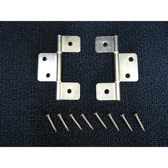 Mobile Home RV Parts Interior Door Hinges Package of 6 Non-mortise Brass Finish