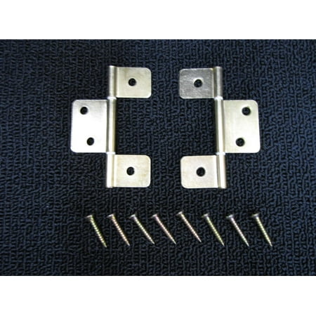 Mobile Home Rv Parts Interior Door Hinges Package Of 6 Non Mortise Brass Finish