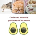 thumbnail image 4 of 2 uds pelota de hierba gatera de juguete creativa aguacate pelota de hierba gatera gatito juguete gato lamiendo bola, 4 of 5