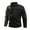 Black, variant on CHEEREAM Men's Faux Leather Jacket Vintage Stand Collar Motorcycle PU Leather Outwear Coat with Pockets Black XL