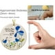 thumbnail image 4 of Colgante Acrílico Decorativo con Forma de Árbol y Flor Azul, 4 of 5