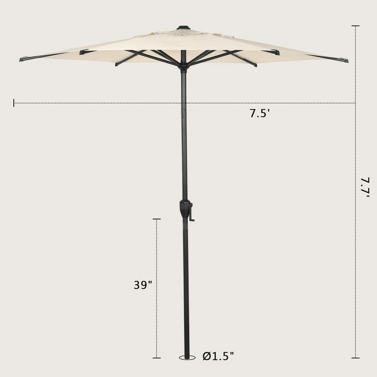 aluminium patio umbrella GRAND Patio 12 ft Deluxe Aluminium Offset Patio Umbrella With Base, Large Outdoor Cantilever Umbrella, Red