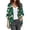 Army Green, variant on Noric Women's Floral Print Chiffon Cardigan Casual 3/4 Sleeve Open Front Loose Fit Lightweight Daily Layering Cover Up