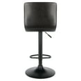 thumbnail image 6 of Winsome Wood Holly Adjustable Swivel Stool, Black & Espresso Finish, 6 of 9