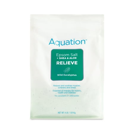 Aquation Epsom Salt Wild Eucalyptus 4LB Bag