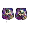 thumbnail image 5 of Xecao's Mushrooms and Skull for a double-layer running short for women, perfect for gym, tennis, and more, featuring a convenient pocket., 5 of 9