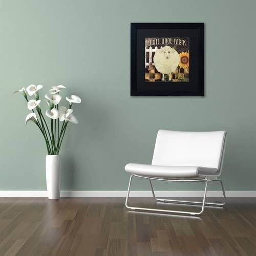 Trademark Fine Art "Vermont Farms IV" Canvas Art by Color Bakery Black Matte, Black Frame