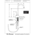 thumbnail image 6 of Westbrass Velosah 9" Gooseneck 1-Handle Hot Water Dispenser Faucet, Oil Rubbed Bronze, 6 of 8