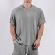thumbnail image 5 of pstuiky Camisas casuales de manga corta para hombre, Sudadera con capucha y manga corta para hombre, informal, de color liso y a la moda. camisas casuales para hombre l, 5 of 9
