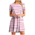 thumbnail image 2 of Costumes d'Halloween Aguichant pour Femmes Robe de Soirée Mode Imprimé Vintage Manches Courtes Col Rond Robe pour Femmes 2023 en Liquidation, 2 of 6