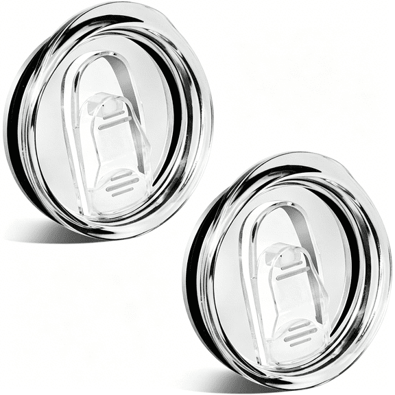 ACDANC 20 oz Skinny Tumbler Replacement Lids Spill Proof Splash Resistant Lids Covers for 2.76in Cup Mouth (20 oz,2 Pack)