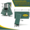 thumbnail image 4 of Eastern Jungle Gym Easy 1-2-3 A Frame Steel Swing Set Bracket (2 Pack), 4 of 14