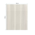 thumbnail image 2 of Cortina de Baño Home Creations HCRE CORTINA P TE BC Texturizada Blanco 180x180 cm, 2 of 4