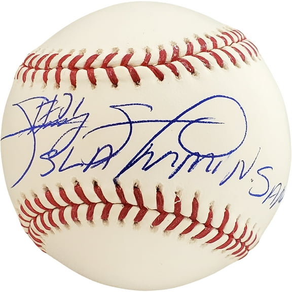 Sammy Sosa Autographed Official MLB Baseball Chicago Cubs "Slammin Sammy" Beckett BAS 177578