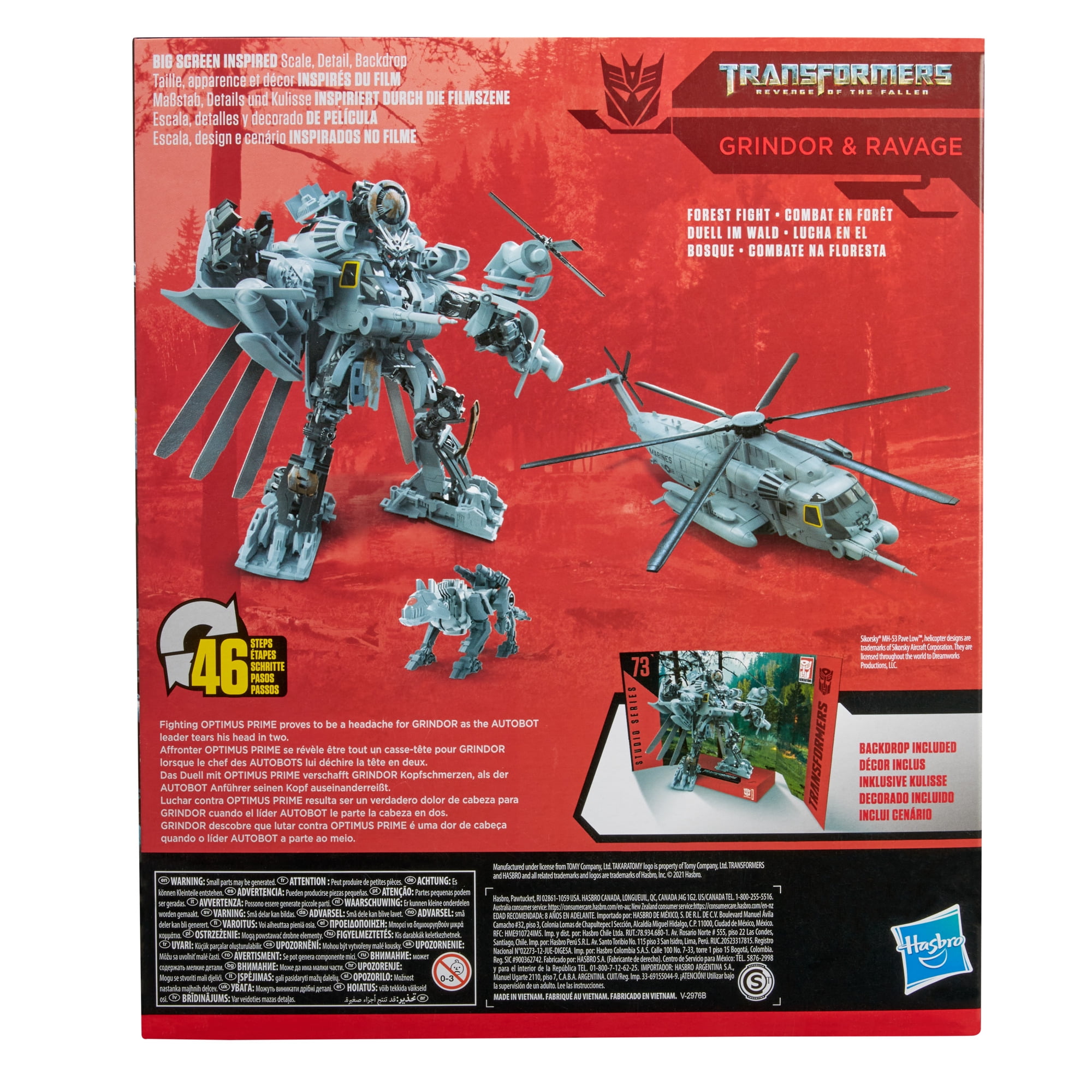 Buy Transformers Studio Series Leader Class Grindor and Ravage Action