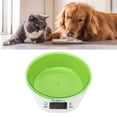 thumbnail image 3 of Digital Pet Scale Bowl, Durable Strong ABS Material Automatic Pet Food Scale Bowl  for Pet Food Baking Cooking Green, 3 of 7