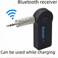 thumbnail image 2 of Receptor Bluetooth Adaptador Bluetooth inalámbrico AUX Receptor Bluetooth para automóvil Teléfono móvil, 2 of 3