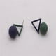 thumbnail image 4 of Pendientes de Perno Triángulo Aretes, 4 of 9