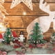 thumbnail image 5 of Mini árbol de Navidad de mesa de madera, juego de juguetes navideños con mini adornos navideños y copa de estrella para decoración navideña, decoraciones de mesa (1 juego, G, 5 of 5