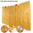 thumbnail image 4 of Durable Reusable Hawaiian Tropical Party Decorations Set Lightweight Elegant Bright Table Skirt Pineapple Toothpick Umbrella, 4 of 9