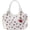 White, variant on 1pc Red Cherry Pattern PU Tote Bag Women Crossbody Shoulder Handbag for College Daily Commuting