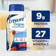 thumbnail image 6 of Ensure Original Nutrition Shake, 9g Protein, Strawberry, 8 fl oz - 16 Pack, 6 of 18
