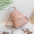 thumbnail image 2 of Mochila pequeña de cuero PU para mujer, bolso de hombro con rejillas de diamantes, negro, A la moda, verano, 2022 Fivean unisex, 2 of 2