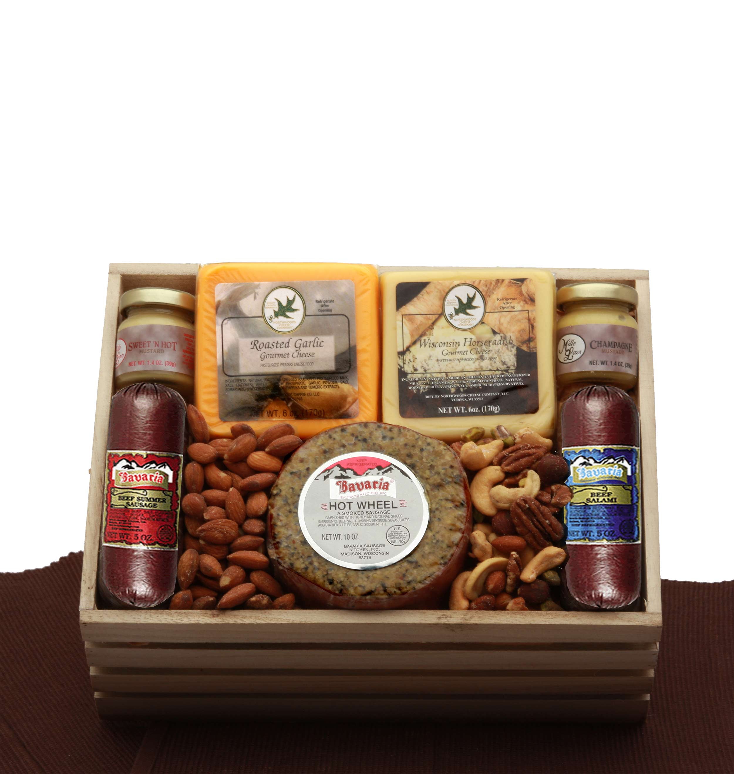 Premium Selections Meat & Cheese Gift Basket
