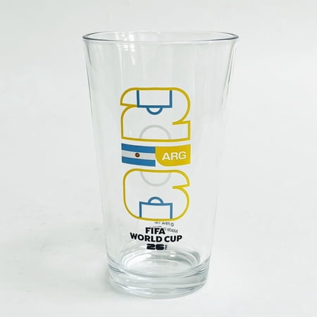 FIFA World Cup 2026 Soccer 16oz Country Mixing Glass - Argentina