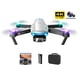 thumbnail image 1 of Evitación de obstáculos LED 2.4GHz FPV RC Quadcopter (Cámara dual 1 batería gris) Likrtyny libre de BPA, 1 of 9