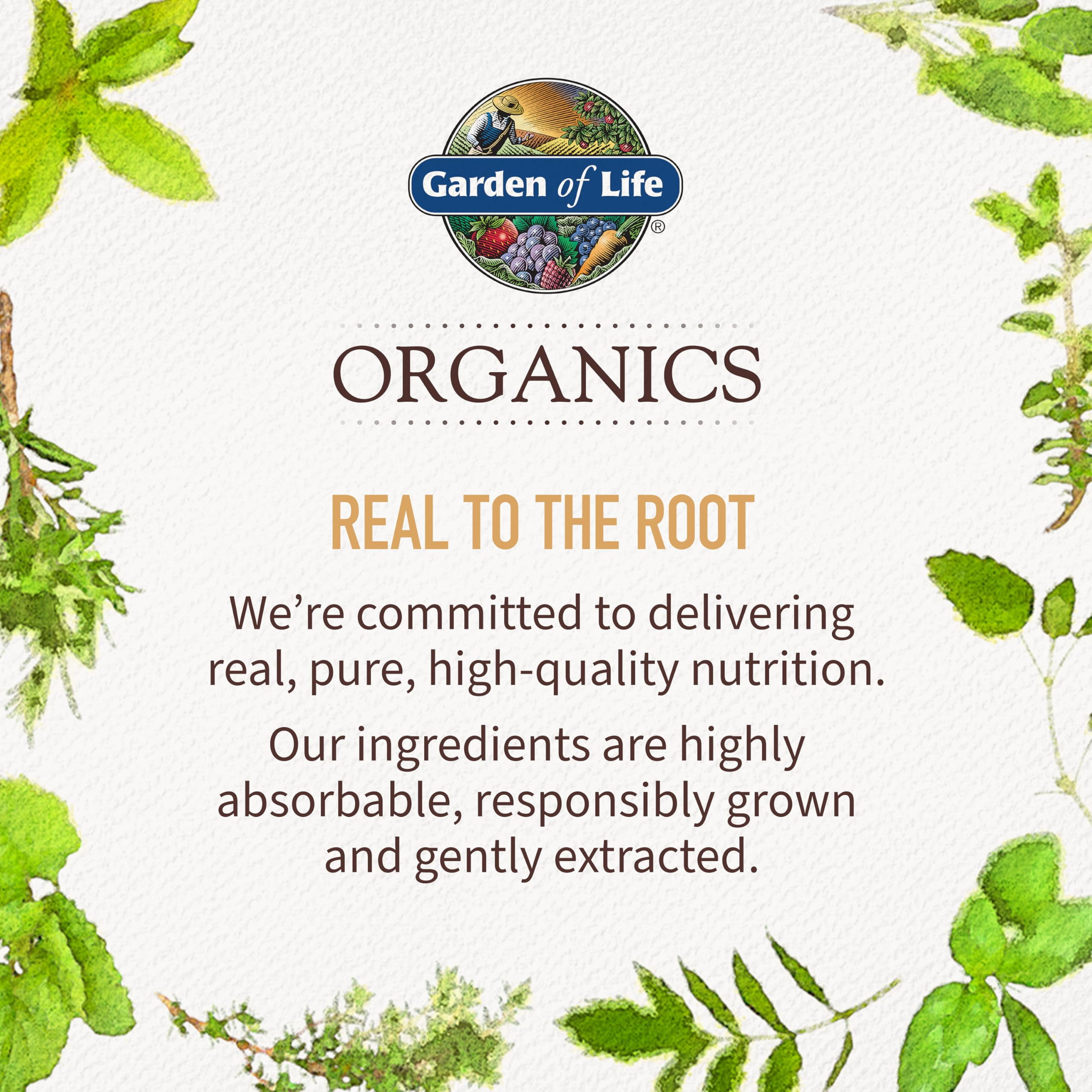 Garden of Life Organics Plant Calcium, 30 Tablets