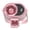 Pink, variant on Clip on Fan Silent Personal Cooler 4 Speed with Light And Lanyard, Hands Free Portable Fan for Strollers Tents, Rechargeable Battery Fan for Camping Outdoor 3.1 X 2.8 Inches, A Clip-On Fan