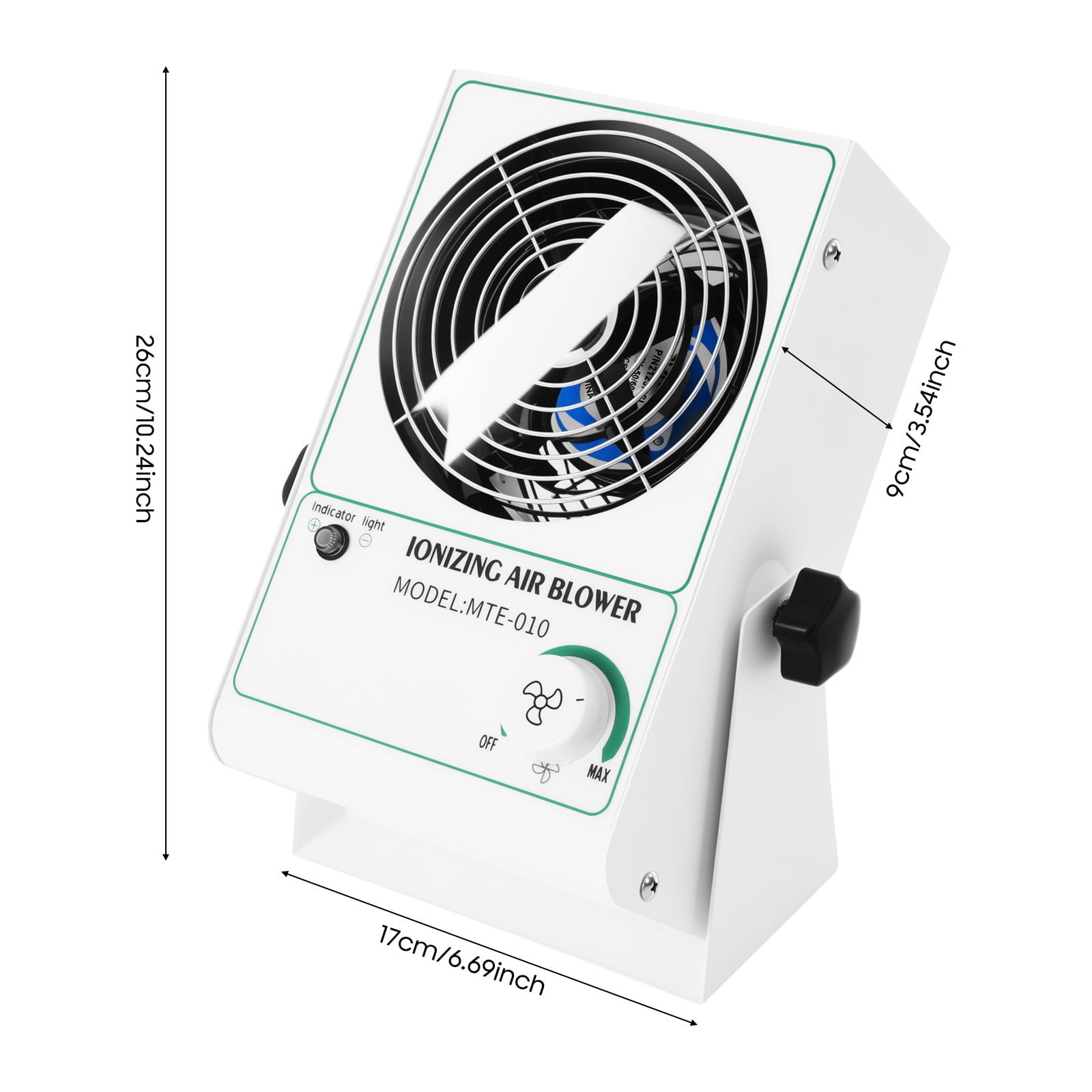 Industrial Ionizing Air Gun Ion Wind 110V Ionizing Air Blower Static Eliminator