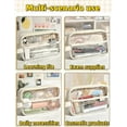 thumbnail image 6 of Pencil Pouch Kawaii Cute Adorable Cartoon Transparent 5-Layer Pencil Case Pencil Holder Pencil Bag - High Capacity, Waterproof (Beige), 6 of 6